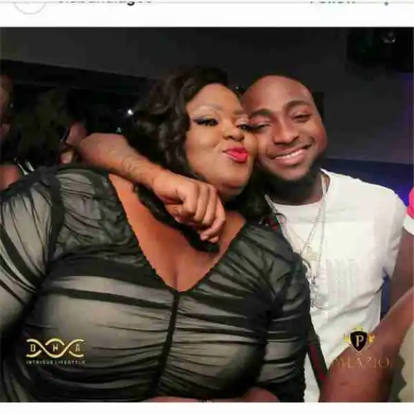 Adorable Photo Of Davido And Eniola Badmus At Her 34th Birthday Dinner